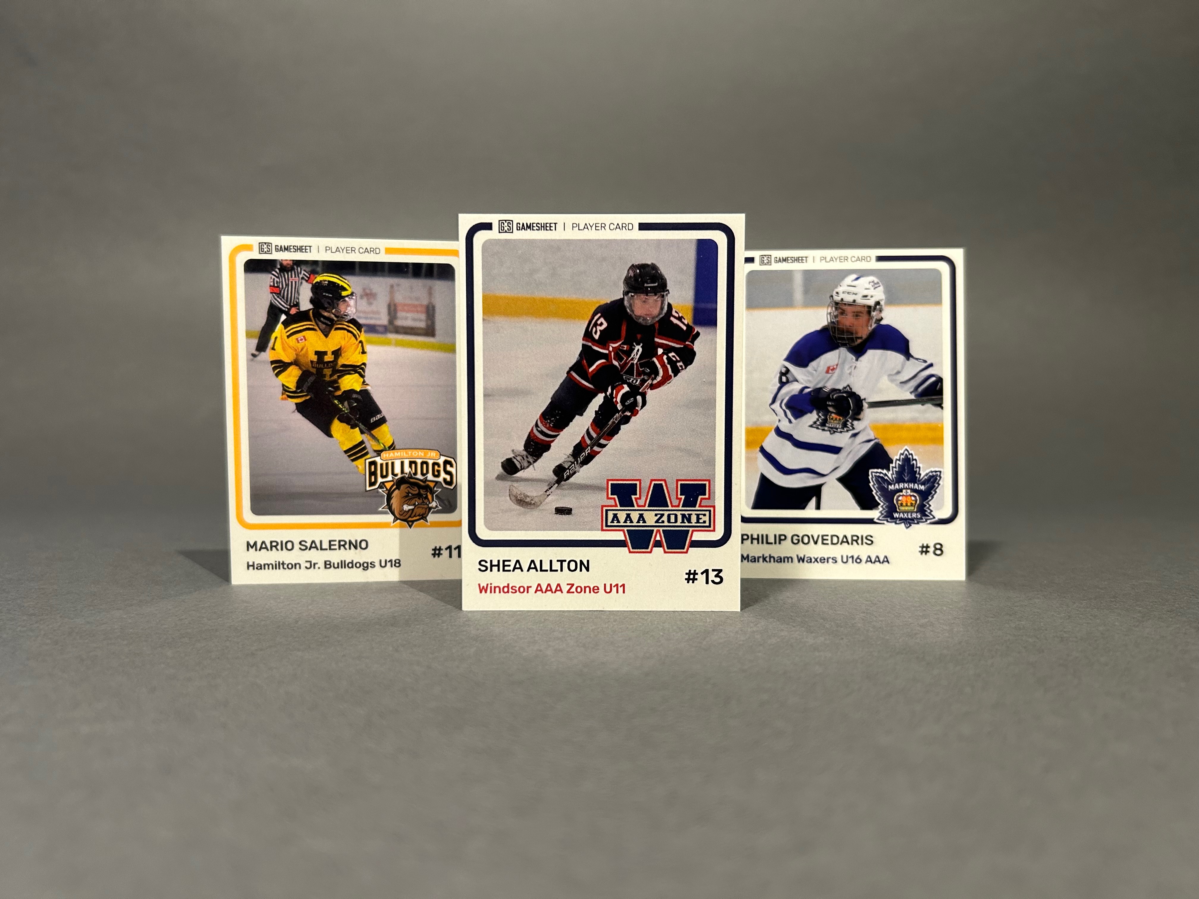 Custom Player Cards by GameSheet