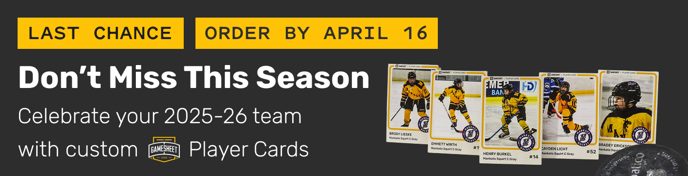 Custom Player Cards - The best way to memorialize your season