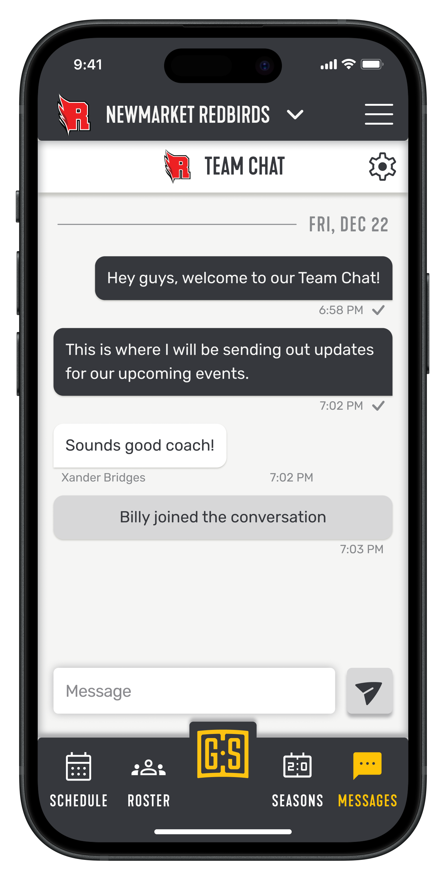 Teams App - Team Chat
